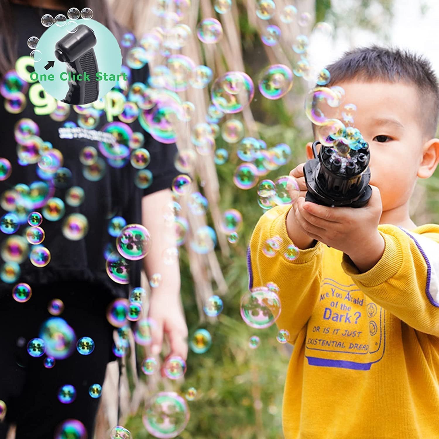 Automatic Bubbles Toy Gun For Kids (Multicolor) - Image 2